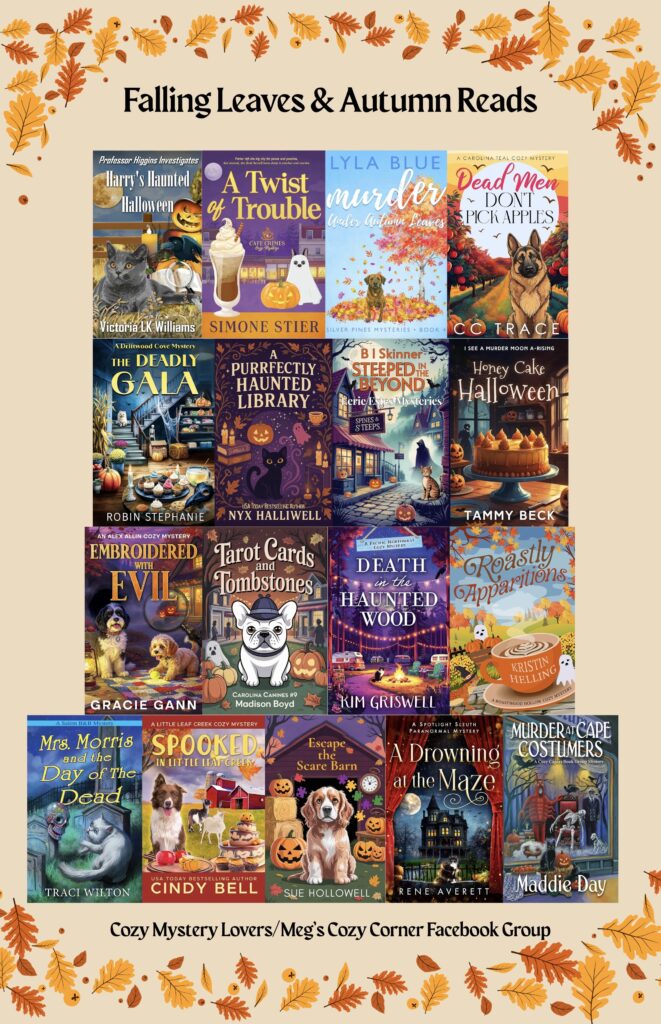 Cozy Myster Lovers/Meg's Cozy Corner October 26 event